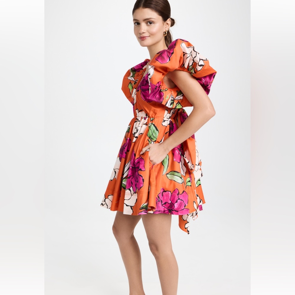Aje Gretta Bow Back Mini Dress